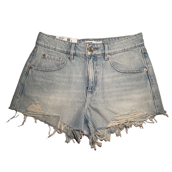 NWT Garage Denim‎ High Rise Cutoff Festival Jean Shorts - 03/26 - Picture 1 of 6